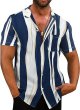 Men's Casual Button Down Hawaiian Shirt Short Sleeves Floral Beach Shirts with Pockets